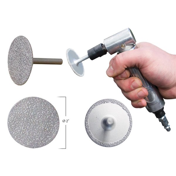Innovative Products Of America Diamond Grinding Wheel, 2" 3-In1 IPA8120